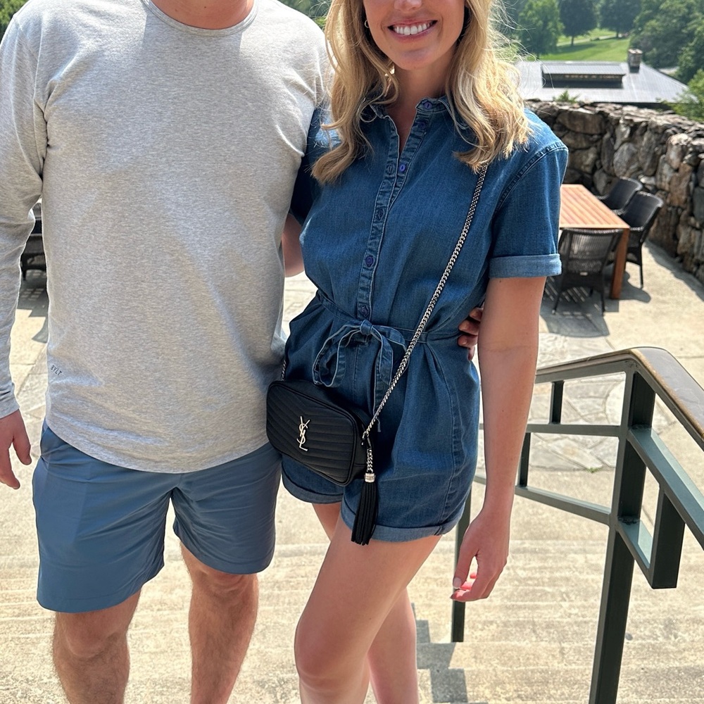 Denim Romper - Size 4